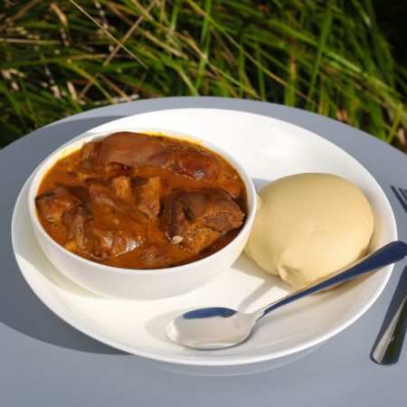 clarks special kitchen - Ogbono and fufu
