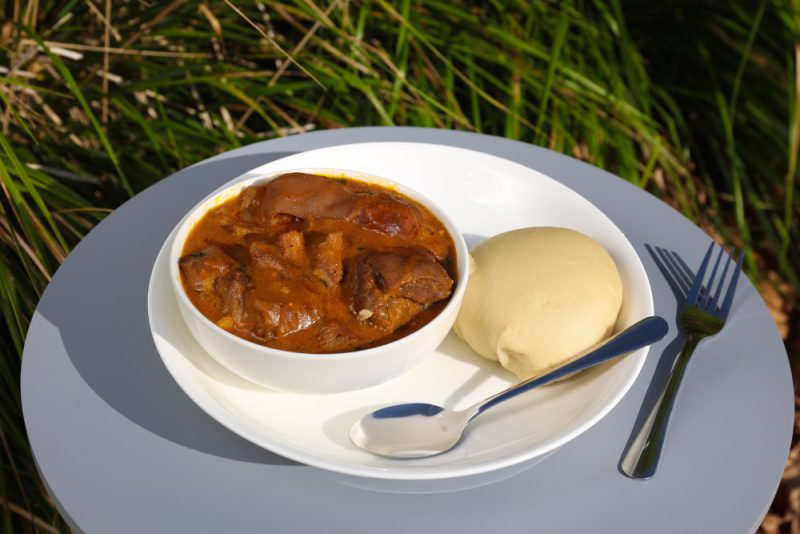 clarks special kitchen - Ogbono and fufu